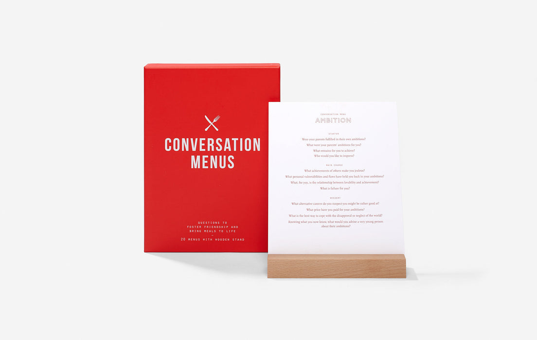 Conversation Menus £24.00